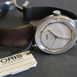 Oris Artelier 01 733 7762 4081-SET 38mm Stainless steel Silver