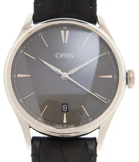 Oris Artelier Date 733 7721 4053 5 21 64FC Stainless steel Gray