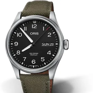 Oris Big Crown 01 752 7760 4164-07 3 22 02LC 44mm Stainless steel Black