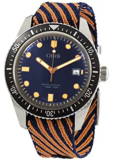 Oris Divers 01 733 7720 4035-07 5 21 13 Stainless steel Blue