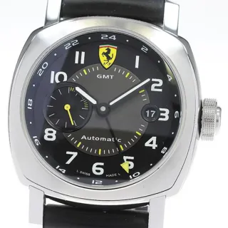 Panerai Ferrari Scuderia GMT FER00009 44mm Stainless steel Black