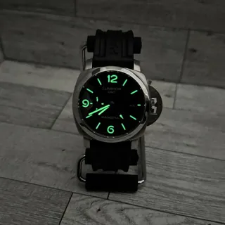 Panerai Luminor 1950 3 Days GMT Automatic PAM 00320 44mm Stainless steel Black