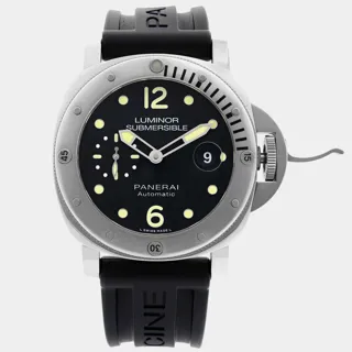 Panerai Submersible PAM01024 44mm Stainless steel Black