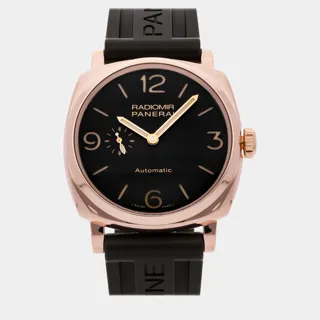 Panerai Radiomir 1940 PAM 00573 45mm Rose gold Brown