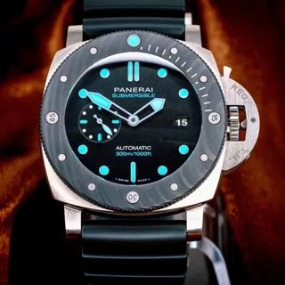 Panerai Submersible PAM 00799 47mm Carbon fiber Black