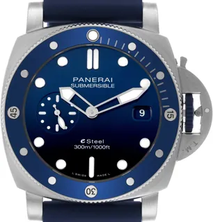 Panerai Submersible PAM 01289 Stainless steel Blue