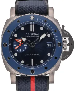 Panerai Submersible PAM01507 42mm Titanium blue