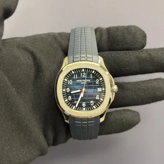 Patek Philippe Aquanaut 5168G-001 White gold Blue