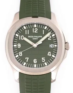 Patek Philippe Aquanaut 5168G-010 White gold Green