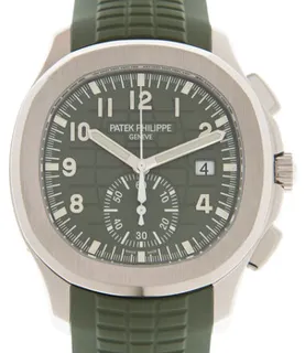 Patek Philippe Aquanaut 5968G-010 42mm White gold Green