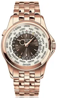 Patek Philippe World Time 5130/1R-010 Rose gold Brown