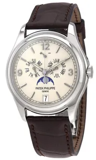 Patek Philippe Annual Calendar 5146G 18k white gold Cream