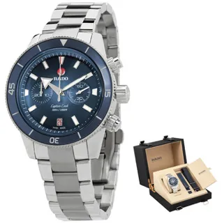 Rado Captain Cook R32145208 Ceramic and Stainless steel Blue