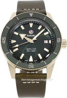 Rado Captain Cook R32504315 42mm Bronze and Ceramic and Titanium Green