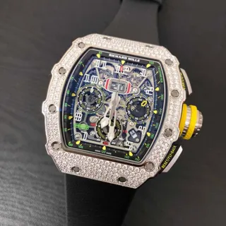 Richard Mille RM 011 RM11-03WG 42mm White gold Skeletonized