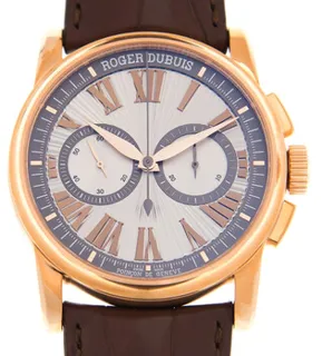 Roger Dubuis Excalibur DBHO0569 18kt Rose Gold Silver