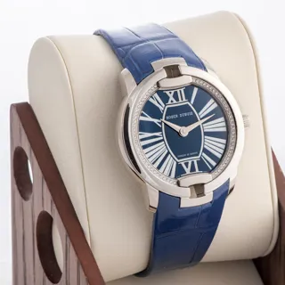 Roger Dubuis Velvet DBVE0048 36mm 18k white gold Blue