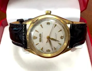 Rolex Bubble Back 9K Yellow Gold