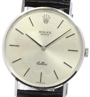 Rolex Cellini 3833 31mm White gold Silver