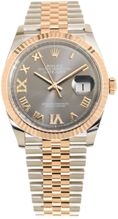 Rolex Datejust 126231-0023 Rose gold and Oystersteel Gray