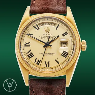 Rolex Day-Date 1803 36mm yellow-gold$acrylic glass champagne