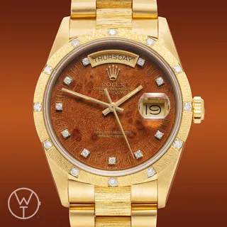 Rolex Day-Date 18078 36mm Yellow gold Champagne