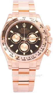 Rolex Daytona 116505-0002 40mm Rose gold Black