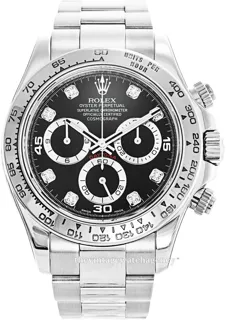 Rolex Daytona 116509-0055 40mm White gold Black