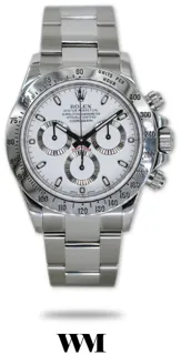 Rolex Daytona 116520 40mm Stainless steel White