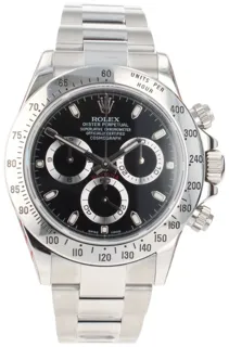 Rolex Daytona 116520 40mm Stainless steel Black