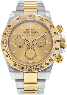 Rolex Daytona 116523 40mm Yellow gold and Stainless steel Champagne