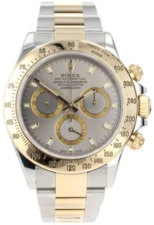 Rolex Daytona 116523 40mm Yellow gold and Stainless steel Gray