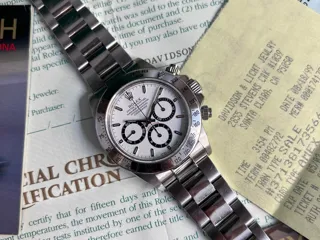 Rolex Daytona 16520 40mm Stainless steel Black