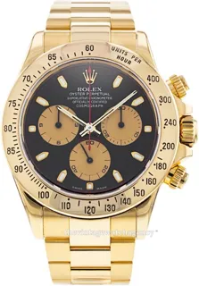 Rolex Daytona 116528/8 40mm 18k yellow gold Black