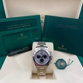 Rolex Daytona 116509 ( DIAL) 40mm White gold Silver (solid)