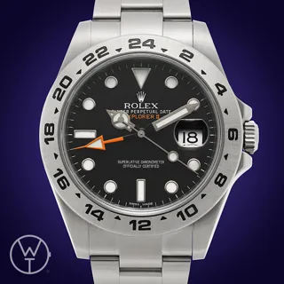 Rolex Explorer 216570 42mm Stainless steel Black