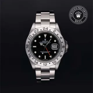 Rolex Explorer II 16570 40mm Stainless steel Black