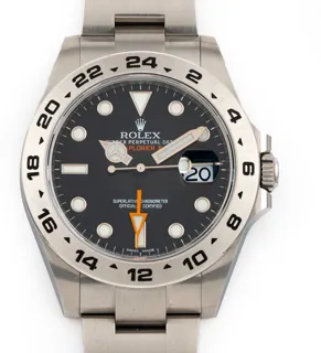 Rolex Explorer II 216570 42mm Stainless steel Black