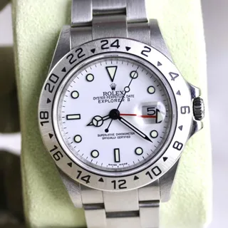 Rolex Explorer II 16570 ( II 16570 ) 40mm Stainless steel White