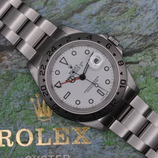 Rolex Explorer II 16570 ( II 16570 ) 40mm Stainless steel White