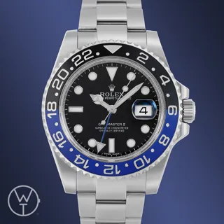 Rolex GMT-Master 116710BLNR 40mm Stainless steel Black