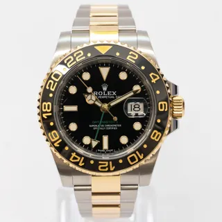 Rolex GMT-Master II 116713LN 40mm Steel$18ct Gold Black