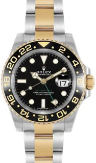 Rolex GMT-Master II 116713LN 40mm Yellow gold and Stainless steel Black