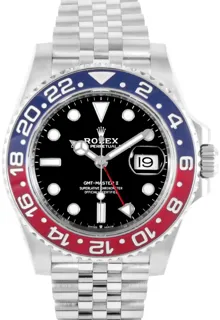 Rolex GMT-Master II Pepsi 126710BLRO 40mm Stainless steel Black