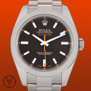 Rolex Milgauss 116400 41mm Stainless steel Black