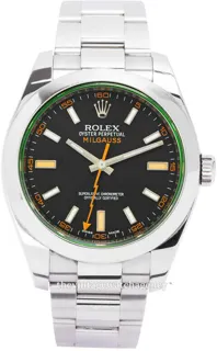 Rolex Milgauss 116400GV-0001 40mm Stainless steel Black