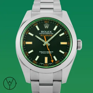 Rolex Milgauss 116400GV 41mm Stainless steel Black