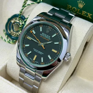 Rolex Milgauss 116400GV 40mm Stainless steel Black