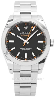 Rolex Milgauss 116400/1 40mm Polished steel Black