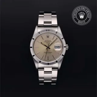 Rolex Oyster Perpetual Date 15210 Stainless steel Gray